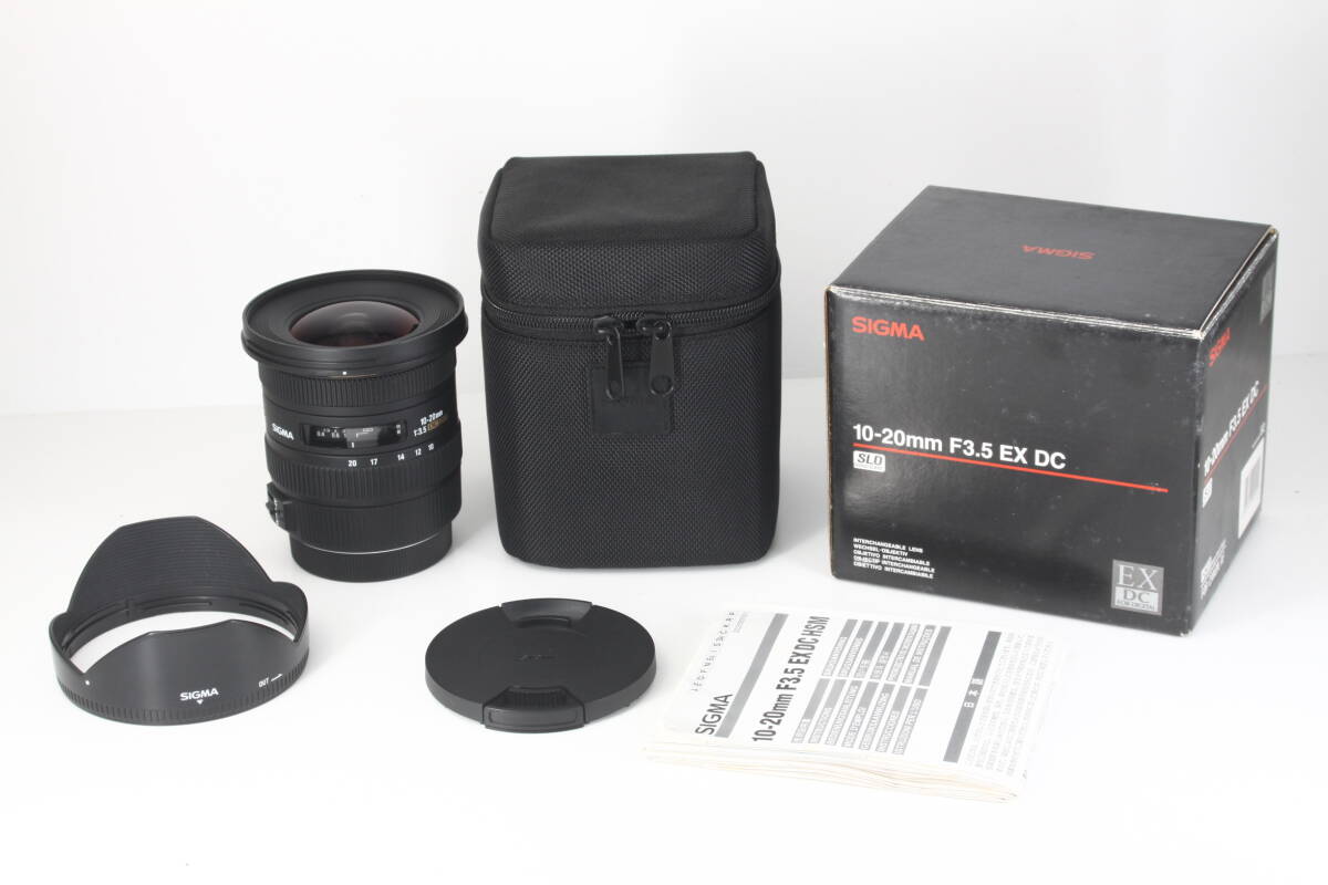 ★新品級★ SIGMA 10-20mm F3.5 EX DC HSM CANON用 ★完動品 光学極上★ キャノン #018