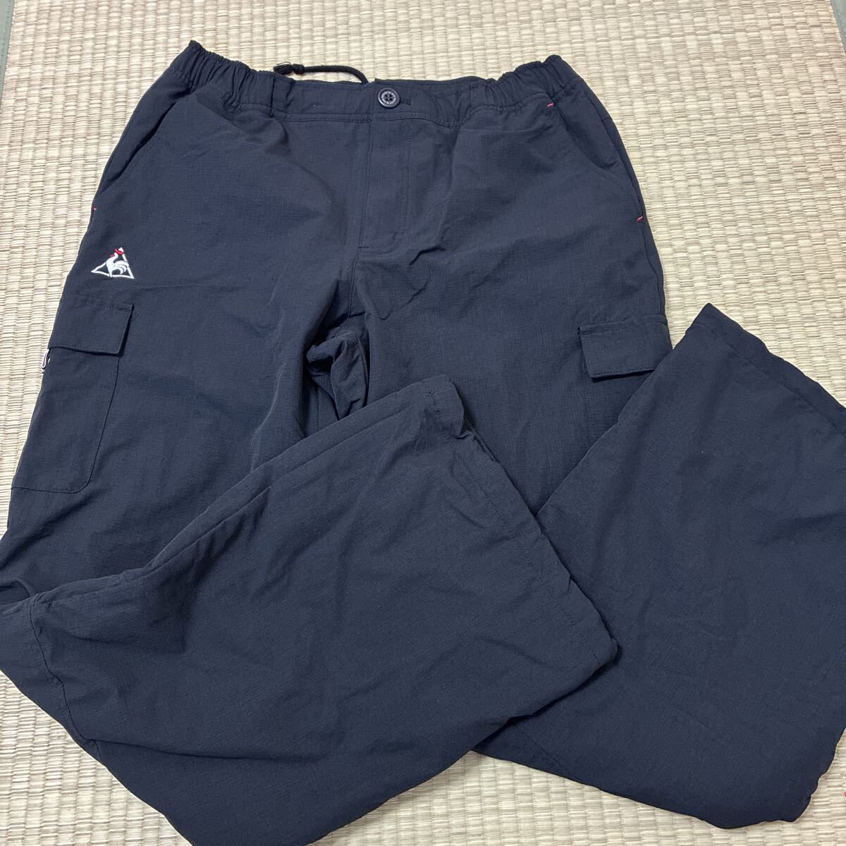 美品　ルコックスポルティフ　 ブラック　秋冬　パンツ　サイズXO