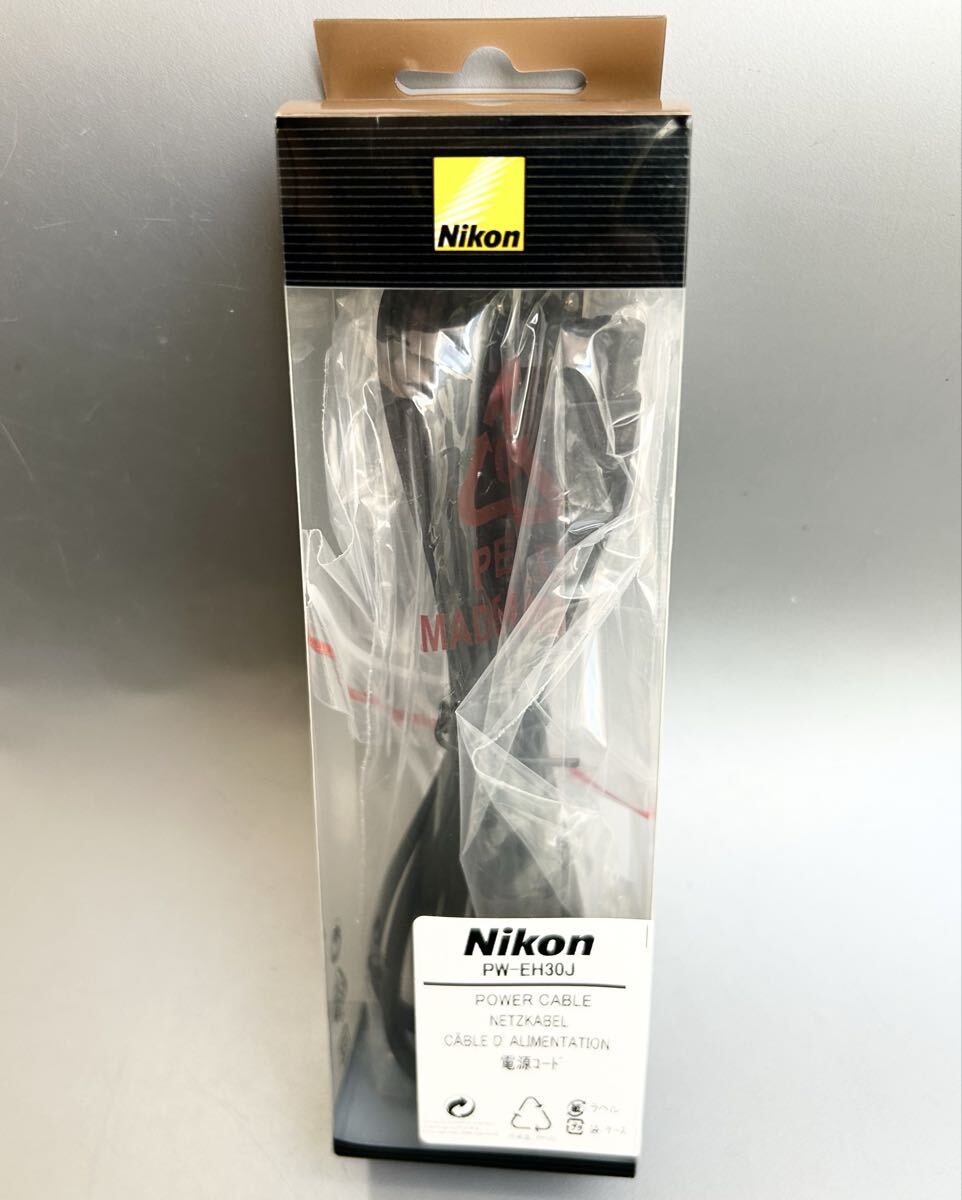 【 未使用品 】ニコン純正 電源コード Nikon PW-EH30J 