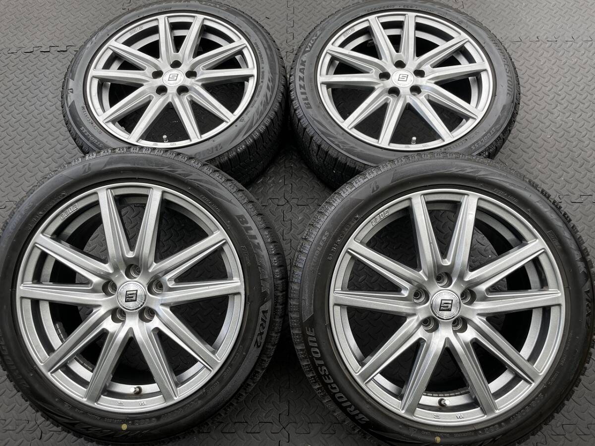 アルミ付き 4本SET PCD100 205/50R17 ブリヂストン ブリザックVRX2 2020年 プリウス 50 30 カローラ スポーツ ツーリング レガシィ GR86