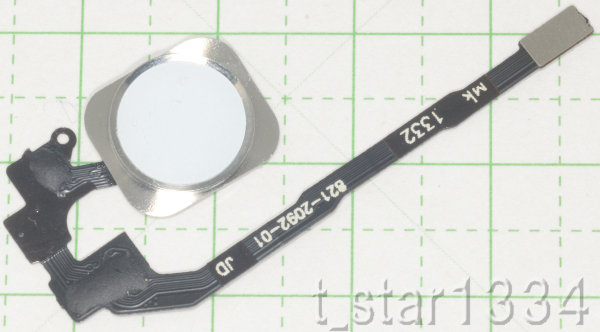 iPhone5S/SE ホームボタン シルバー