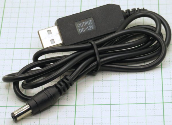 USB 12V 変換ケーブル