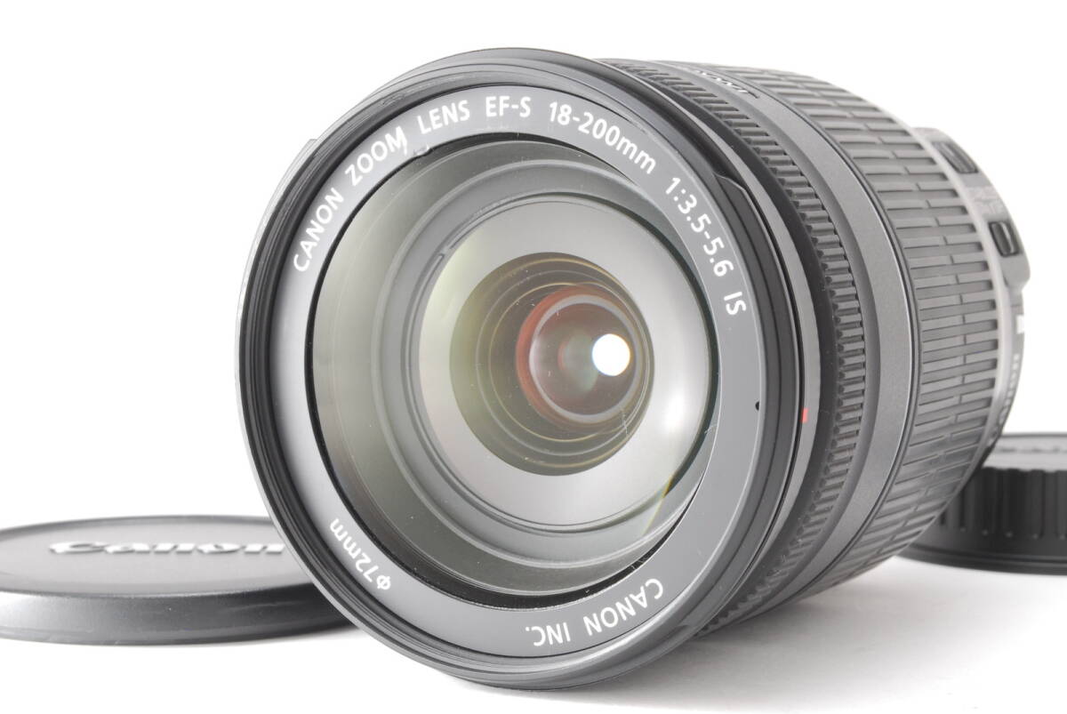 【超美品】Canon EF-S 18-200mm f/3.5-5.6 IS Zoom Telephoto AF Lens キャノン 望遠 レンズ #B-522