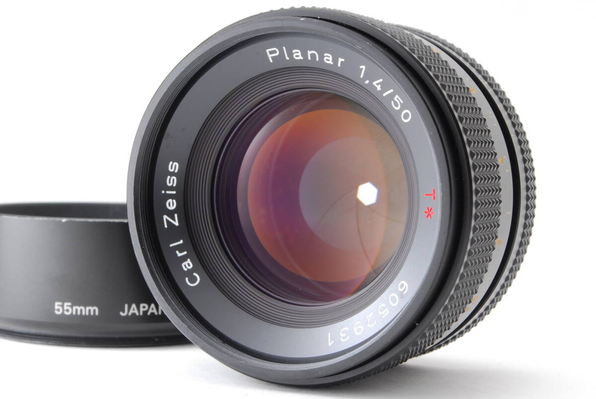 【超美品】Contax Carl Zeiss Planar 50mm F1.4 MF Prime Lens AEJ C/Y コンタックス レンズ #B-552