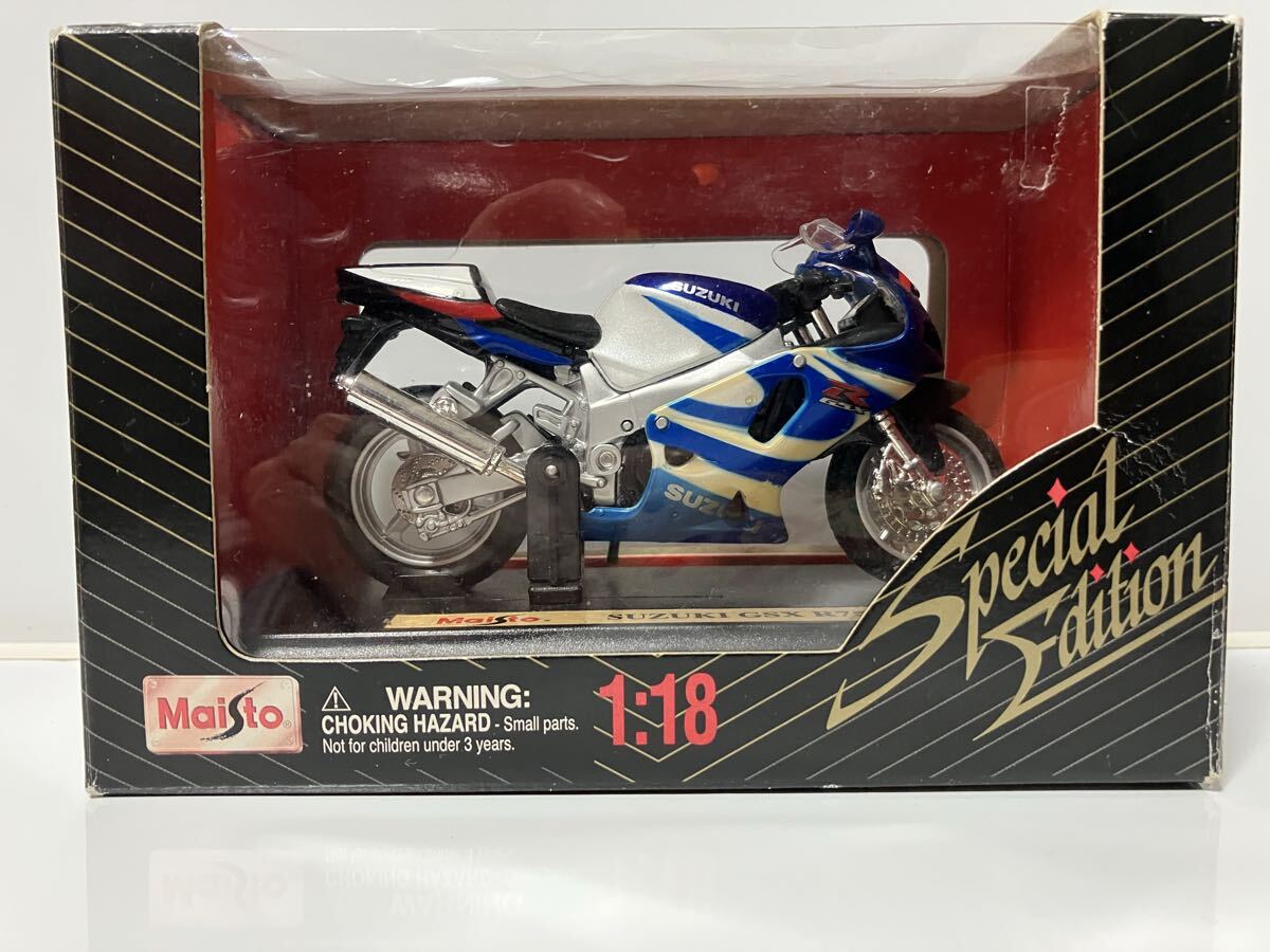  1/18 マイスト Maisto スペシャルエディション SUZUKI GSX R750