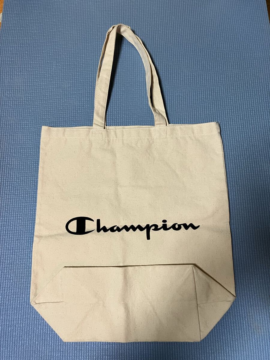 チャンピオン Champion トートバッグ エコバッグ　オーガニックコットン　未使用　保管品