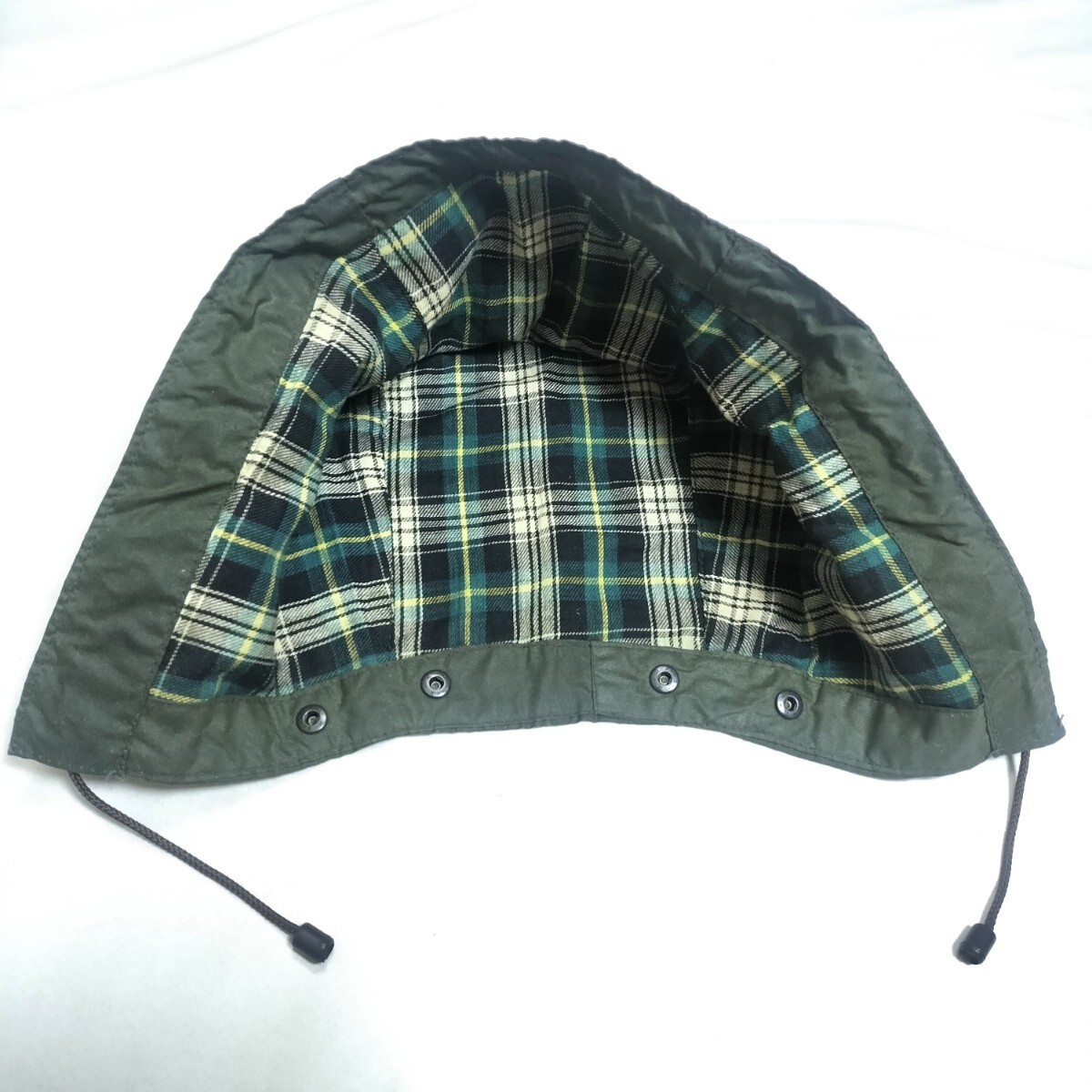 デッド　Mint 1980s Barbour　2crest バブアー　フード　セージ　ykk棒ジップ　デッドストック