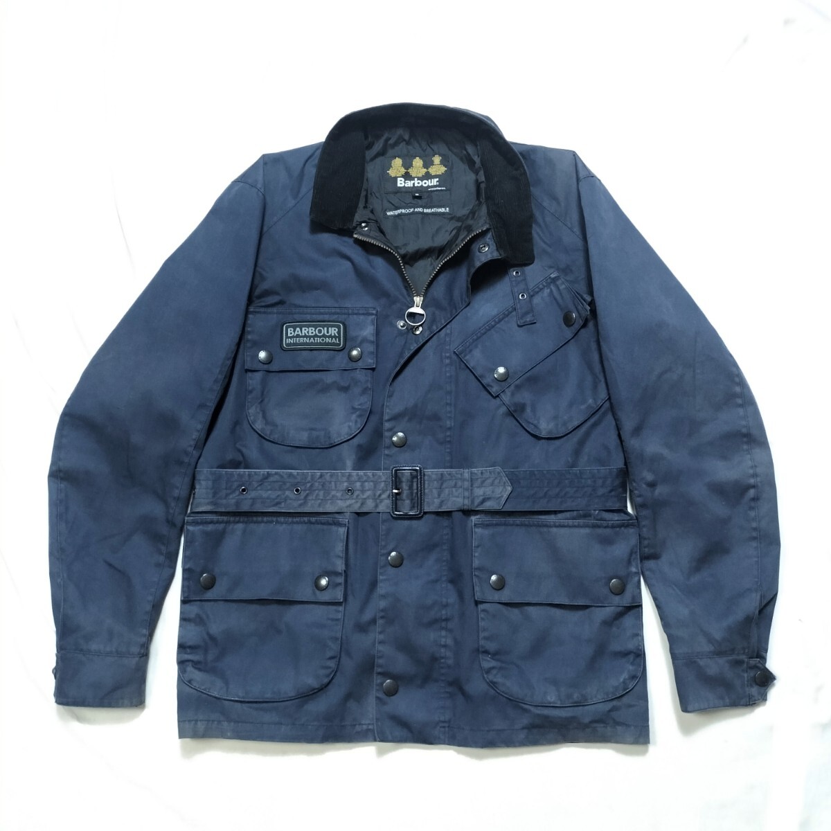 00s Barbour SMU international S ネイビーバブアー　インターナショナル　希少モデル