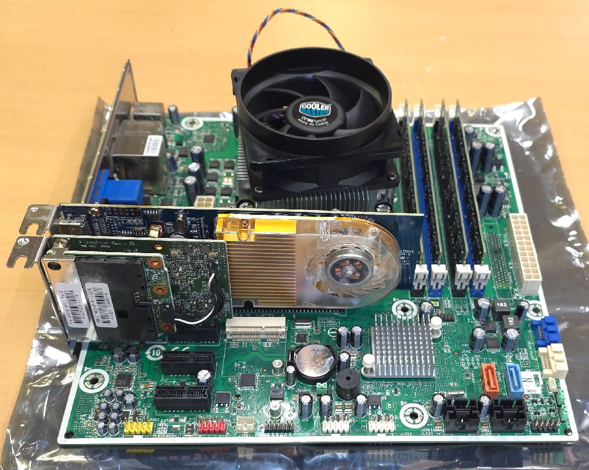 動作品 Intel Core i7-870+クーラー/MS-7613 VER1.1 LGA1156/PEGATRON ETON ET866 DVI HDMI 256MB/メモリ2GBx4/TVカード PIX-DT233 セット