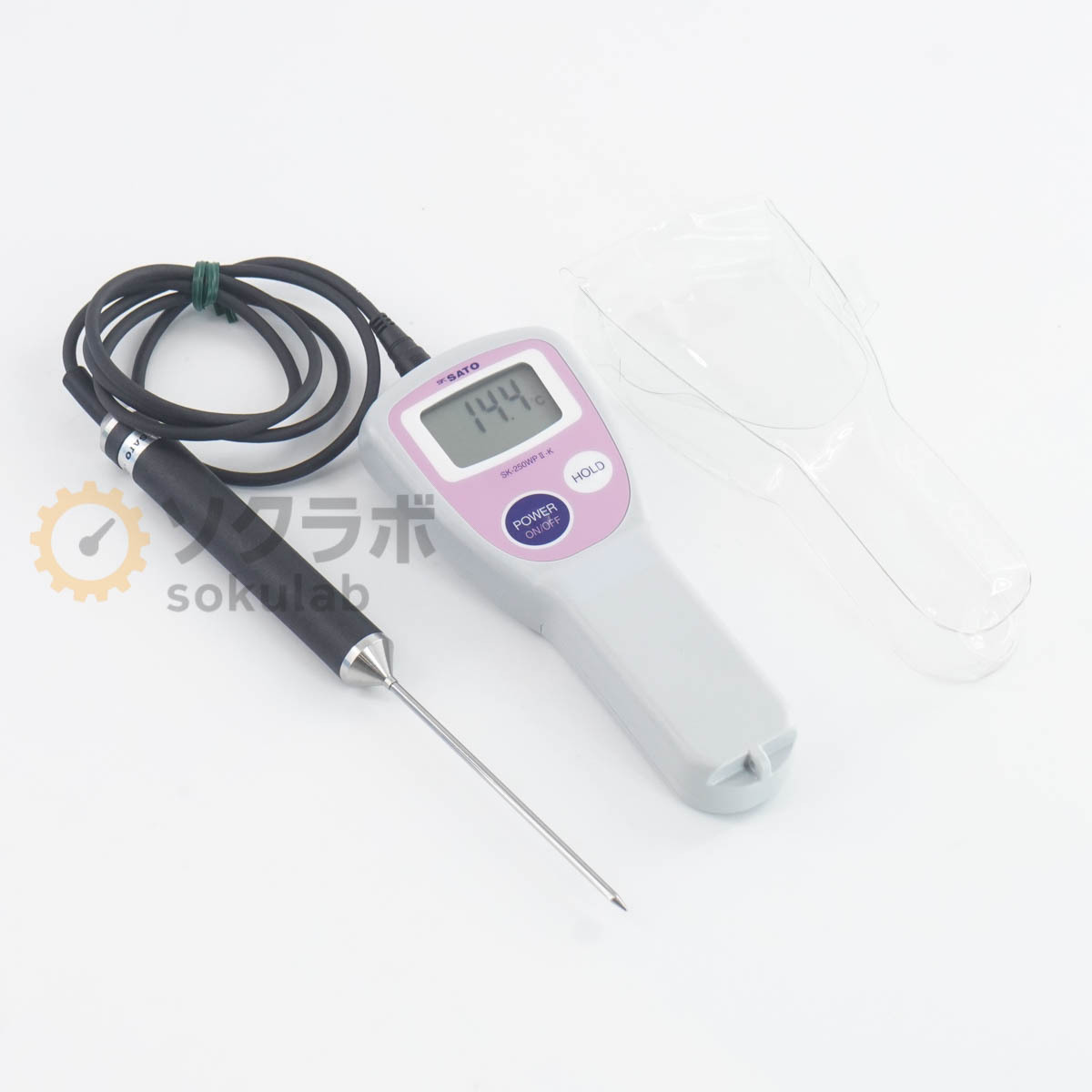 [DW] 8日保証 SK-250WPII-K SK SATO SWPII-01M 佐藤計量器製作所 DIGITAL THERMOMETER 防水型 デジタル温度計[07936-0013]