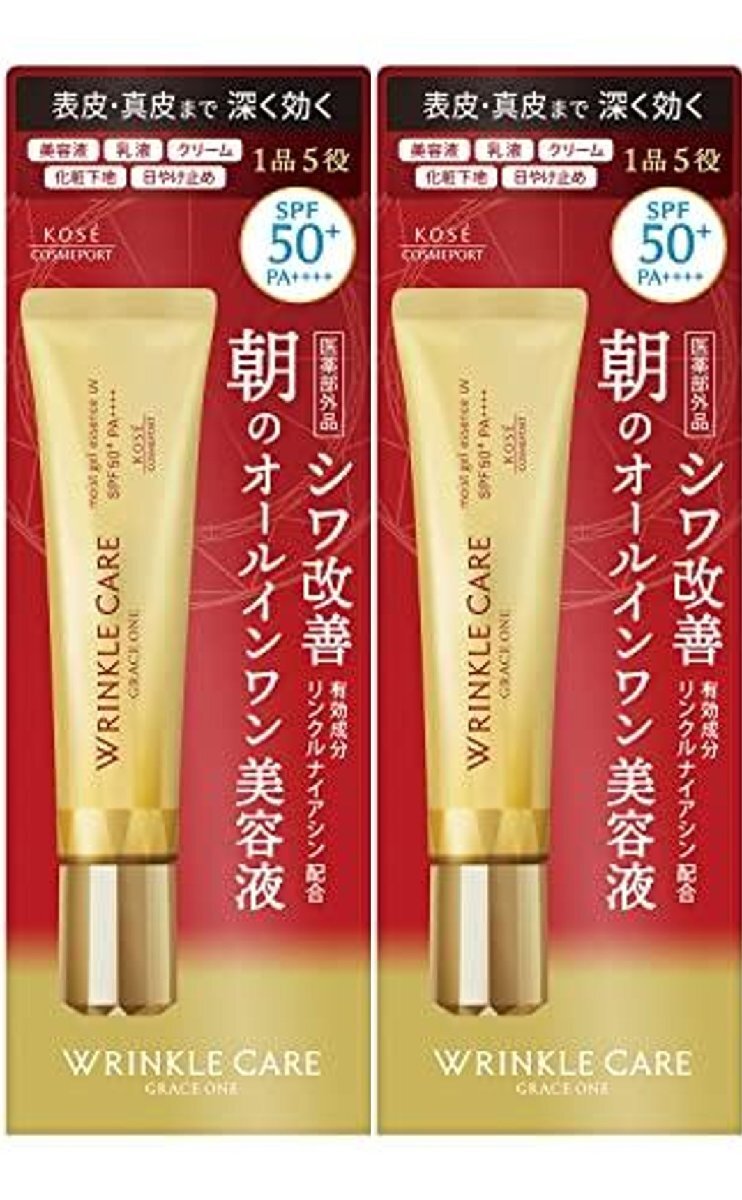 コーセーコスメポート グレイスワン　リンクルケア　モイストジェルエッセンス　UV　40g　２個セット