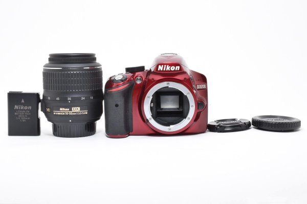 ADS8016★ ショット数 4,462枚 実用美品 ★ ニコン NIKON D3200 ボディ + 18-55mm レンズセット