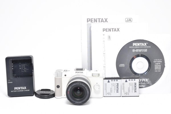 ADS8050★ ショット数 300枚 実用美品 ★ ペンタックス PENTAX Q + 5-15mm F2.8-4.5 ED AL レンズセット