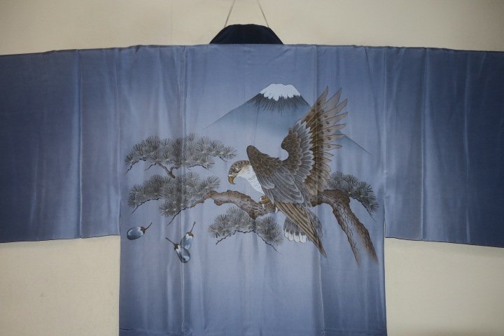 弐11237 本絹羽二重染袷長襦袢 裄70丈137Кスタンダードな品 極上品 未着用 胴囲大