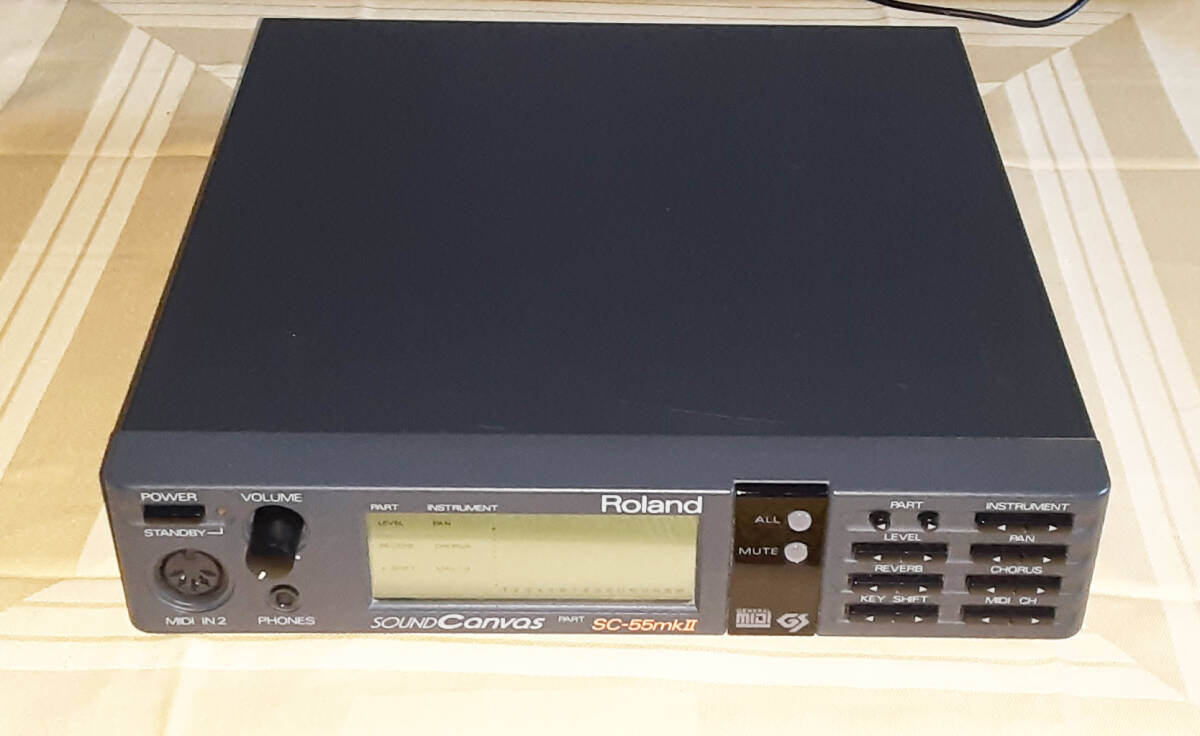 ★Roland SOUND CANVAS SC-55MK2 SC-55MKII (MT-32) General MIDI GS★OK!!★MADE in JAPAN★!