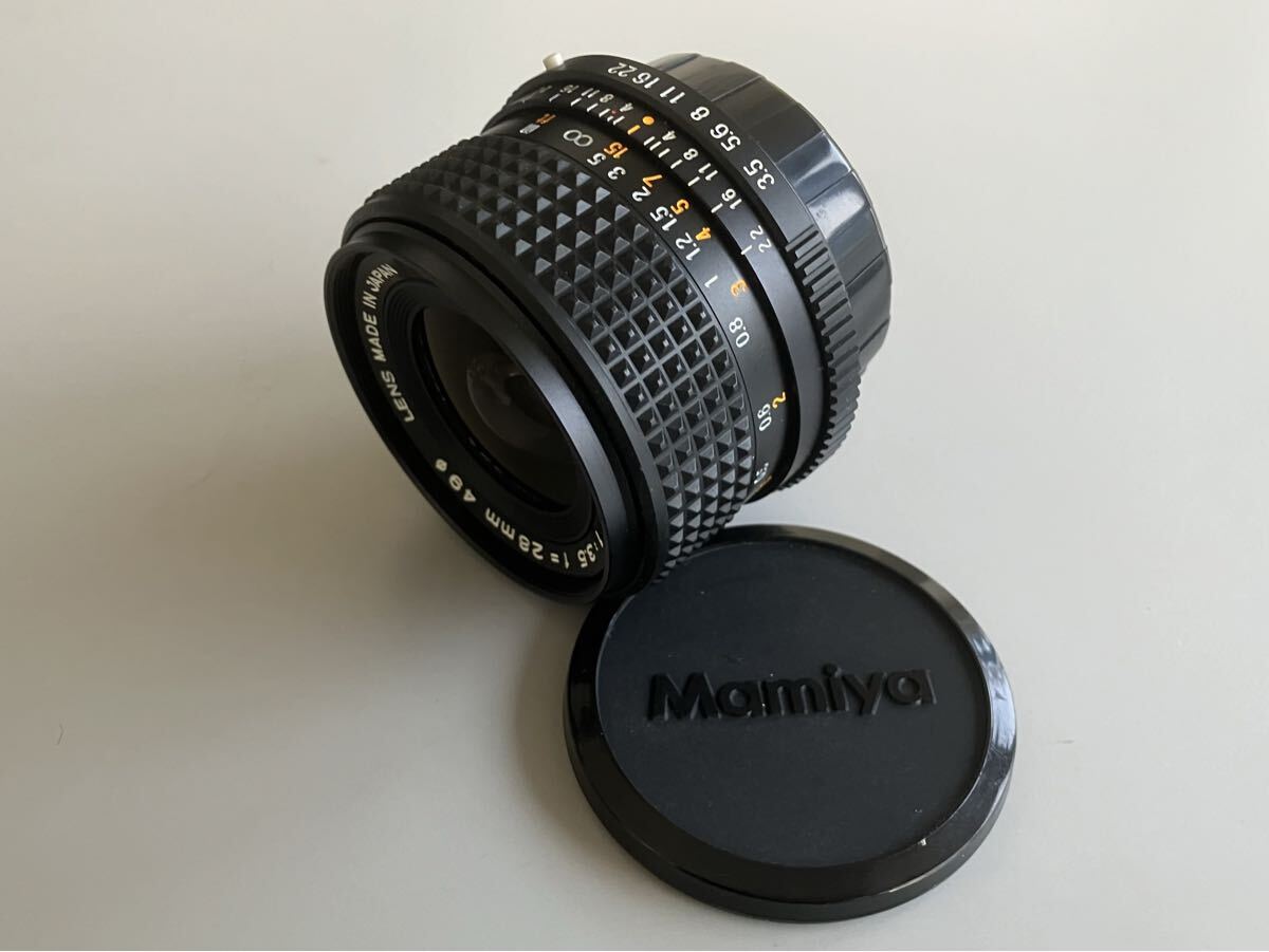 【動作OK】マミヤ　MAMIYA SEKOR E 28mm F3.5 ZEマウント(ミラクルマウント)