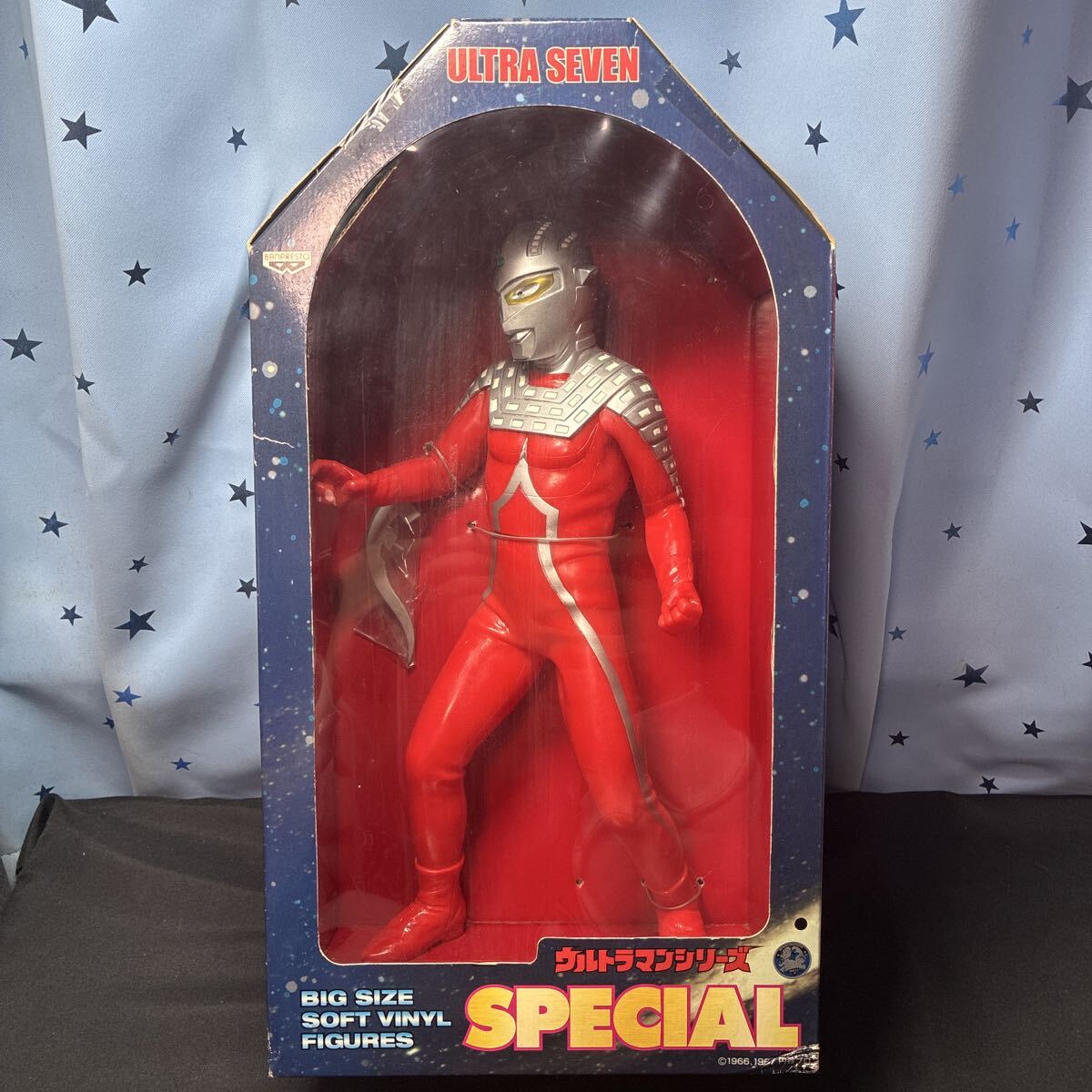itro【未開封】バンプレスト ウルトラマンシリーズ ウルトラセブン ビッグサイズソフトビニールフィギュア ビッグサイズソフビ