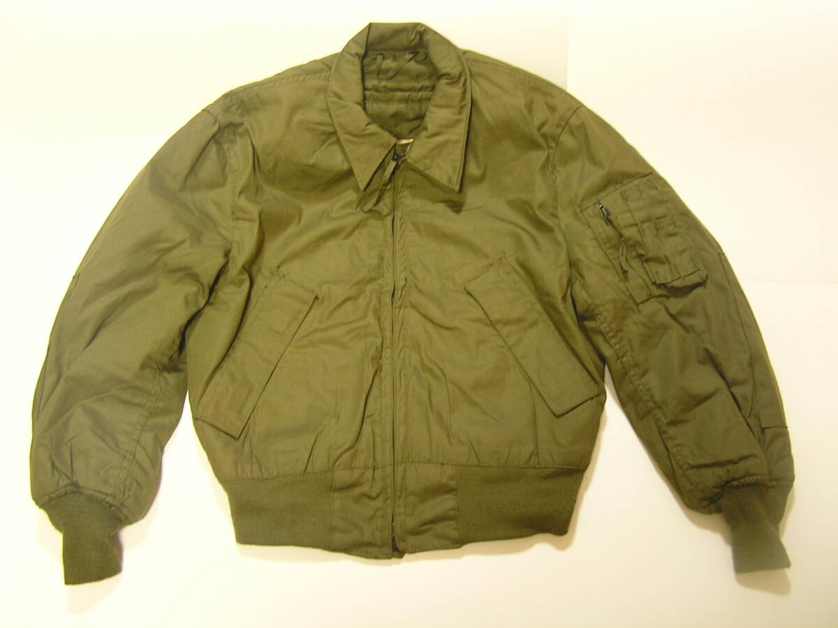 米軍実物 CVCジャケット SMALL-SHORT LANCER CLOTHING製 1980年 アラミド難燃性ジャケット サイズ S ヴィンテージ