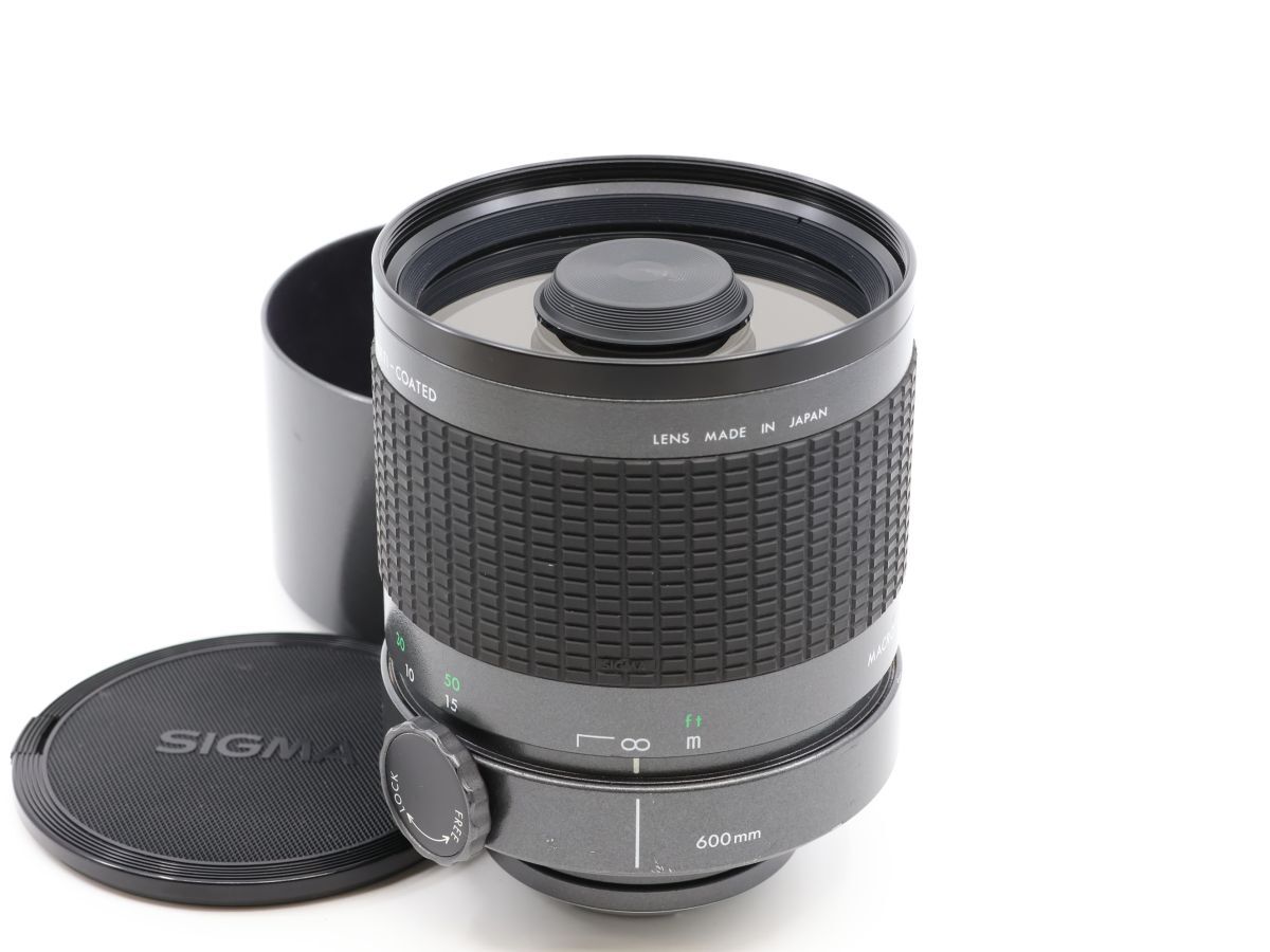 1907 SIGMA MIRROR-TELEPHOTO 600mm 1:8 MULTI-COATED シグマ 超望遠 ミラーレンズ 動作確認済み【カメラヤ】【送料700円】