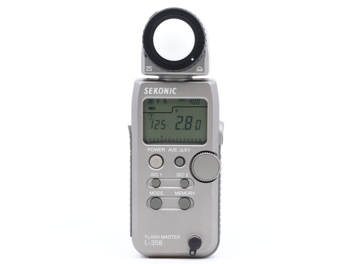 2001 セコニック SEKONIC FLASH MASTER L-358 フラッシュマスター 露出計 動作確認済み【カメラヤ】【送料450円】