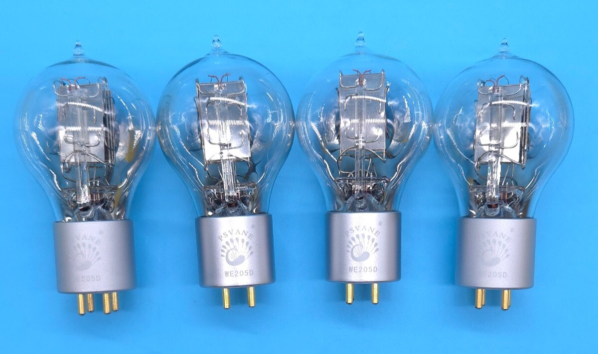 即納7日保証4本組送料無料最新ロット新品 PSVANE 貴族之声 プスバン 真空管 WE205D 復刻 マッチドクワッド