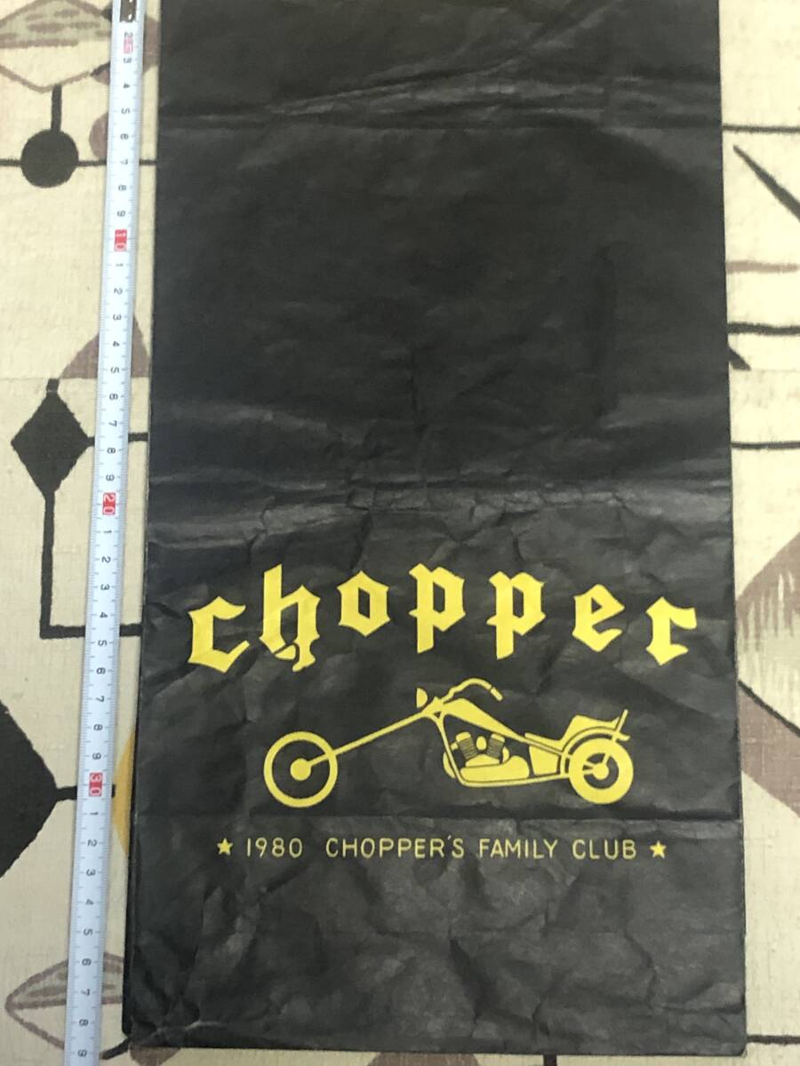 ★ショップ紙袋【原宿チョッパー/chopper】　PINK DRAGON/ピンクドラゴン CREAM SODA/クリームソーダ COOLS/クールス 50S ロカビリー 