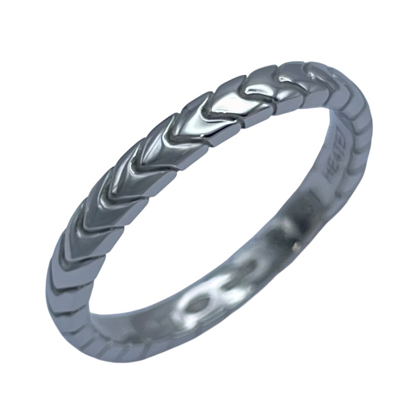 ブルガリ BVLGARI スピガリング プラチナ Pt950 ジュエリー 中古