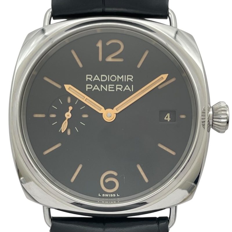 パネライ PANERAI ラジオミール クアランタ PAM01294 ブラック SS 腕時計 メンズ 中古