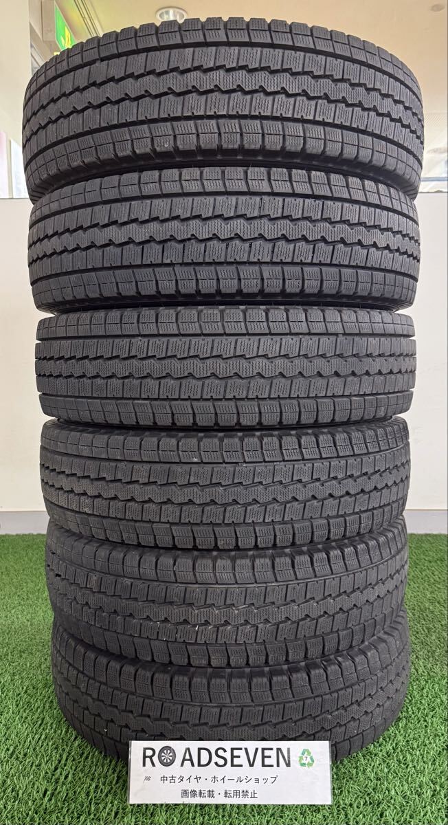 ◆195/85R15 113/111L LT 6本Set 2022年製 DUNLOP WINTER MAXX LT03M 溝約9.5mm~10mm程度 冬用 中古 ◆送料無料