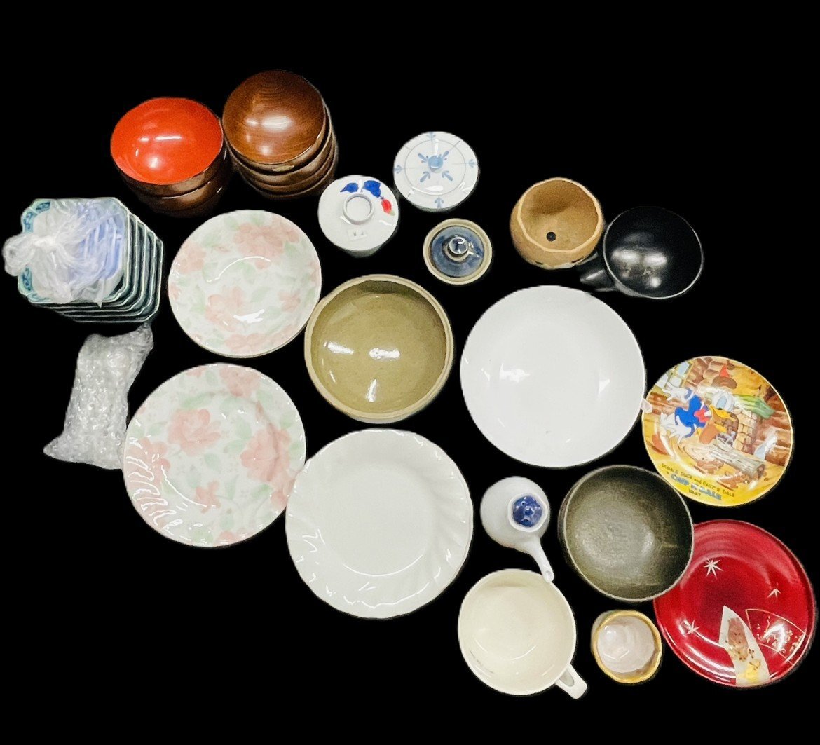 【80】1円～ おまとめ 食器 ガラス 和食器 など 洋食器 中古品 ブランド 人気 お皿 長期保管品 現状品 まとめ売り 価値のわかる方必見
