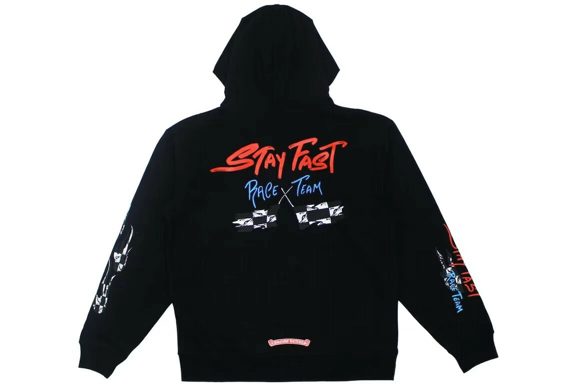 Chrome Hearts Matty Boy Stay Fast Hoodie クロムハーツ マッティボーイ ステイ ファスト フ―ディー パーカー ブラック サイズXXL