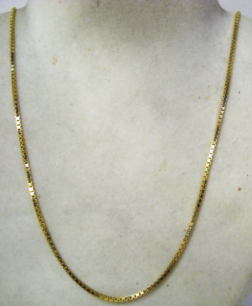 【東京 谷中 質屋おぢさん】極美品 750 18金 ネックレス ベネチアン 60cm