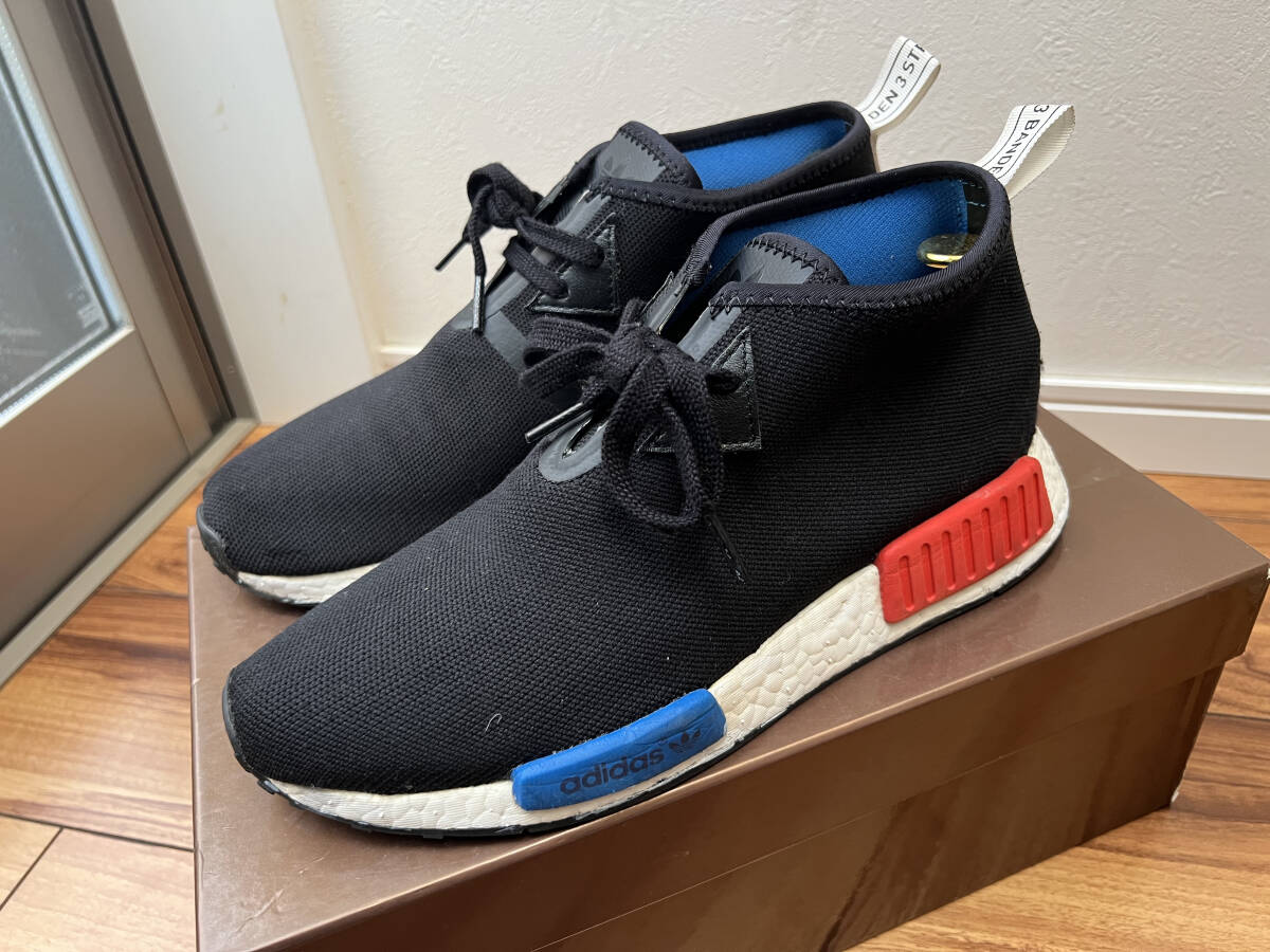 ジャスティンビーバー ベッカム 着用！ 貴重 アディダス ADIDAS 初期 NMD RNR PK ブラック ハイカット 国内正規美品 27.0cm