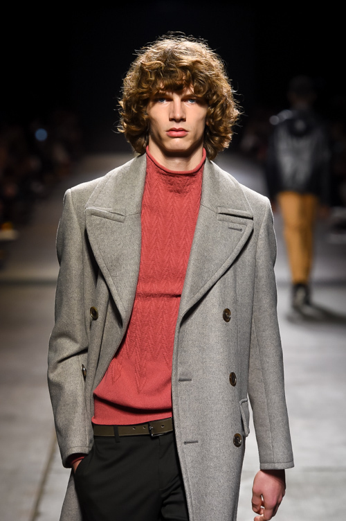 エルメス 超稀少2016AW コレクションLOOK カシミア 100％ モック ネック ニット タートル 荘厳なる木々 国内正規品 サイズS 定価35万円