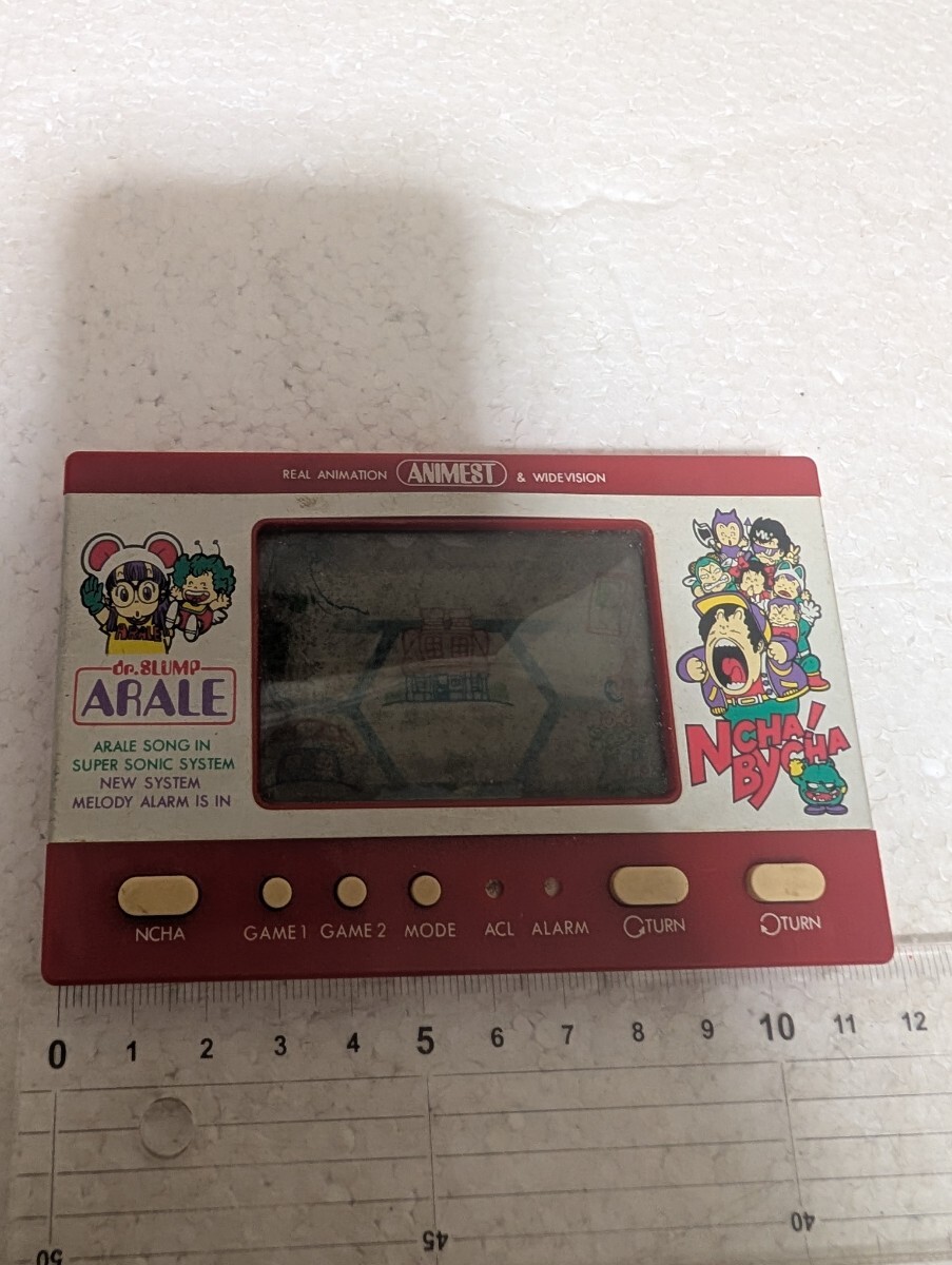 1982年 昭和当時物 POPY ポピー Dr.スランプ アラレちゃん んちゃ! ばいちゃ 第3巻 LCDゲーム ジャンク品 通電確認済み 鳥山明 