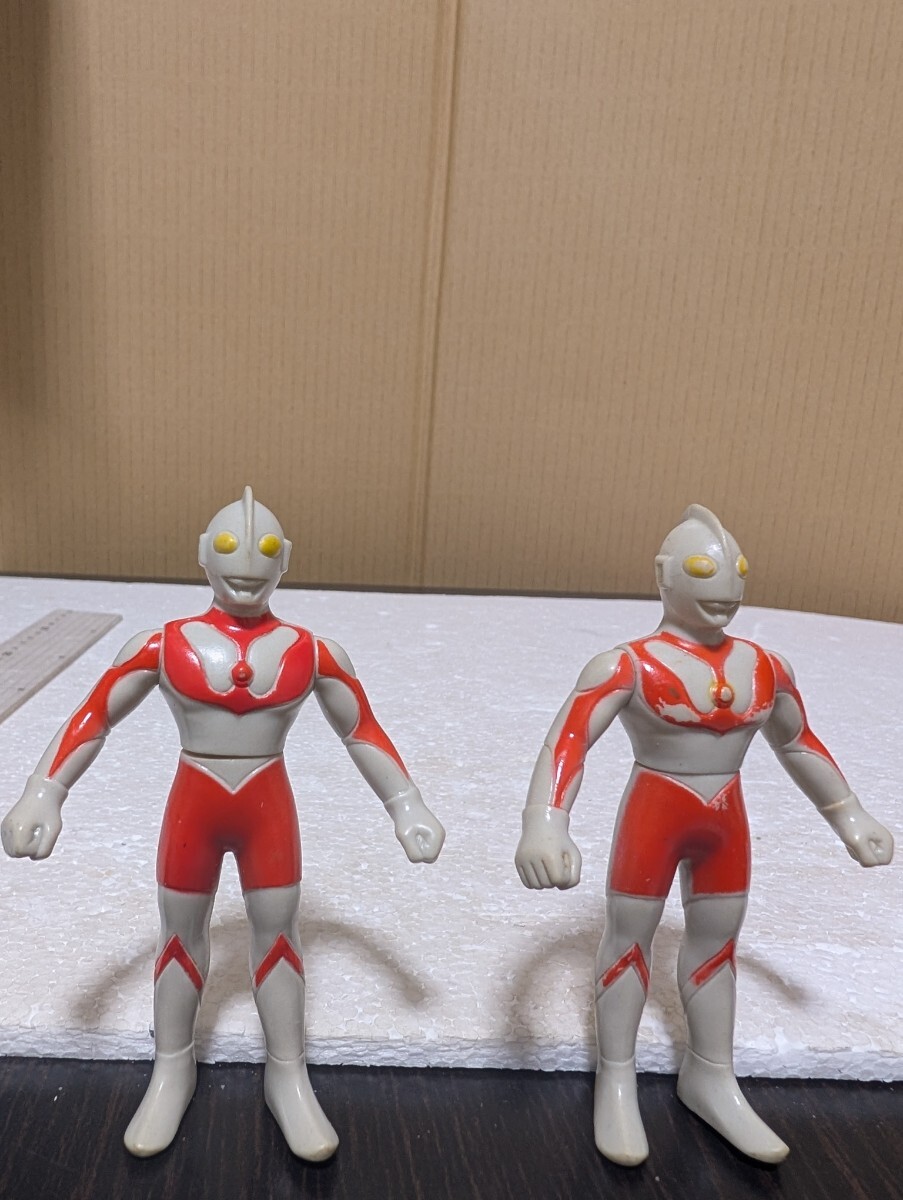 絶版フィギュア 当時物 絶版ソフビ ウルトラマン ULTRAMAN 2体セット 円谷プロ