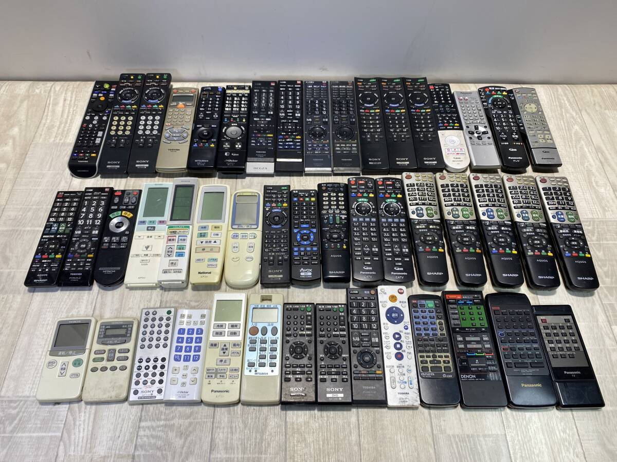 【 ☆ 】Panasonic DENON SONYなど リモコン エアコン ＴＶ テレビ オーディオ 純正 まとめ RC-508・RAK-SC305W【未確認/現状品】(PN5L-64)