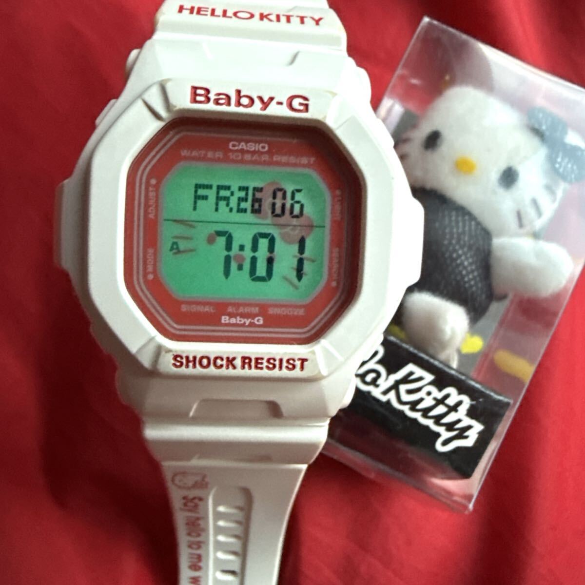 ★即決有★限定 ハローキティBaby-G BG-5600 SANRIO Hello Kitty ハローキティ ELライト キティちゃん Baby-G CASIO Baby-G デジタル腕時計