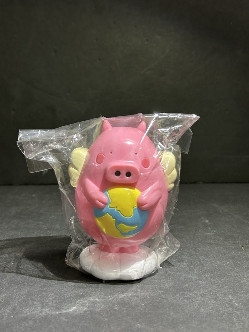 ● コレクター必見 レトロ 未使用 国際ボランティア貯金 愛を運ぶーちょ 貯金箱 コインバンク 雑貨 飾り オブジェ コレクション kr269