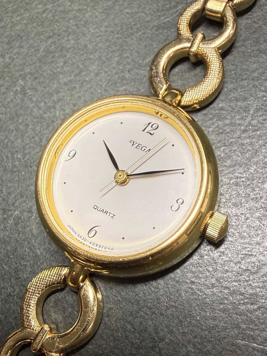 ★コレクター必見 ビンテージ CITIZEN vega シチズン ベガ レディース 腕時計 ジャンク アクセサリー 飾り コレクション 現状品 Se818