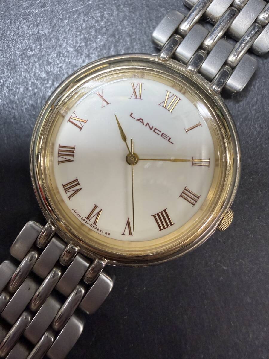 ★コレクター必見 ビンテージ LANCEL ランセル 腕時計 レディース アクセサリー ジャンク コレクション Se855
