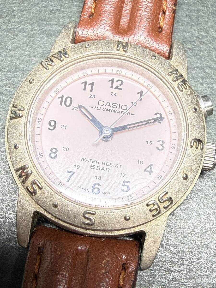 ★コレクター必見 Casio ILLUMINATOR カシオ レディース 腕時計 動作未確認 ジャンク アクセサリー コレクション Se938