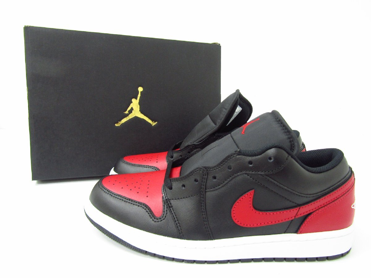 NIKE ナイキ AIR JORDAN 1 LOW BRED 553558-067 サイズ：27.0cm★SH8358