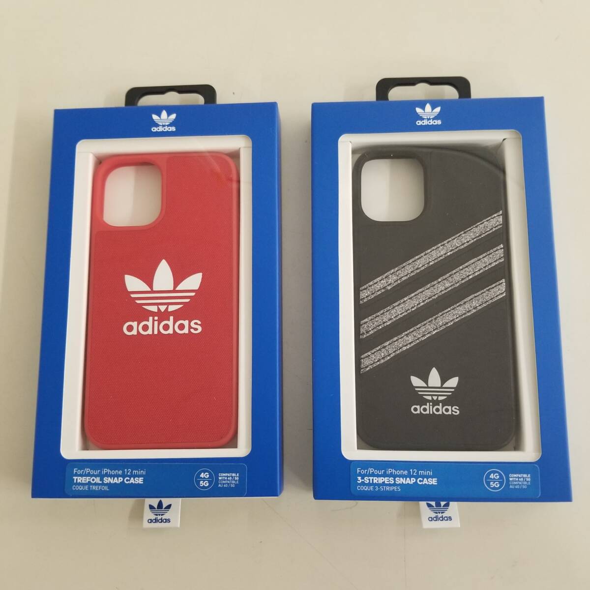 adidas アディダス iPhoneケース スマホケース iPhone 12 mini TREFOIL SNAP CASE iPhone 12 mini 3-STRIPES SNAP CASE 2個 まとめ 未使用