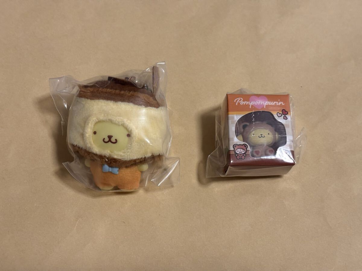 ★未使用★ サンリオキャラクターズ　ちびっとも　シークレットキーホルダー　和菓子・ミニチュアパッケージコレクション　ポムポムプリン
