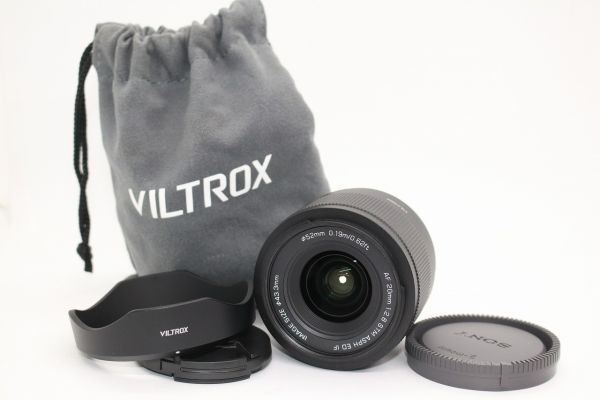 ■新品同様■ビルトロックス VILTROX AF 20mm F2.8 AIR STM ASPH ED IF SONY ソニーE用/フルサイズ対応 E-Mount Lens #Z6421