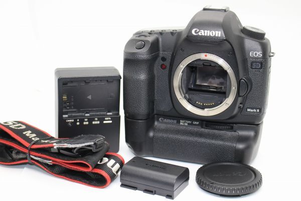 ■AB-■キヤノン CANON EOS 5D MARK II ボディ ＋ BG-E6 バッテリーグリップ付き デジタル一眼レフ 2型 Digital SLR Body キャノン#Z6531
