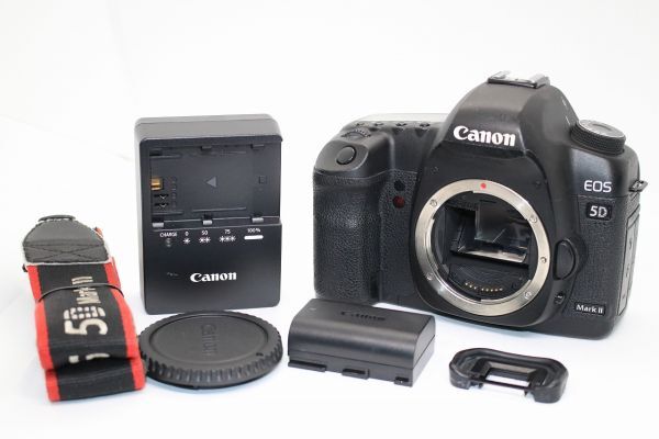 ■良品/バッテリー/チャージャー付■キヤノン CANON EOS 5D MARK II ボディ デジタル一眼レフ 2型 Digital SLR Body キャノン#Z6525
