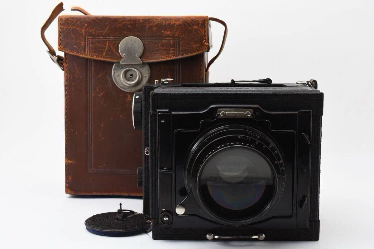 【激レアレンズセット】 ZEISS テッサー TESSAR 16.5cm f2.7 & MIROFLEX ミロフレックス 蛇腹カメラ