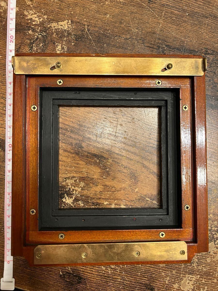 【激レア】ディアドルフ/Deardorff レンズボード アダプター 木製カメラ